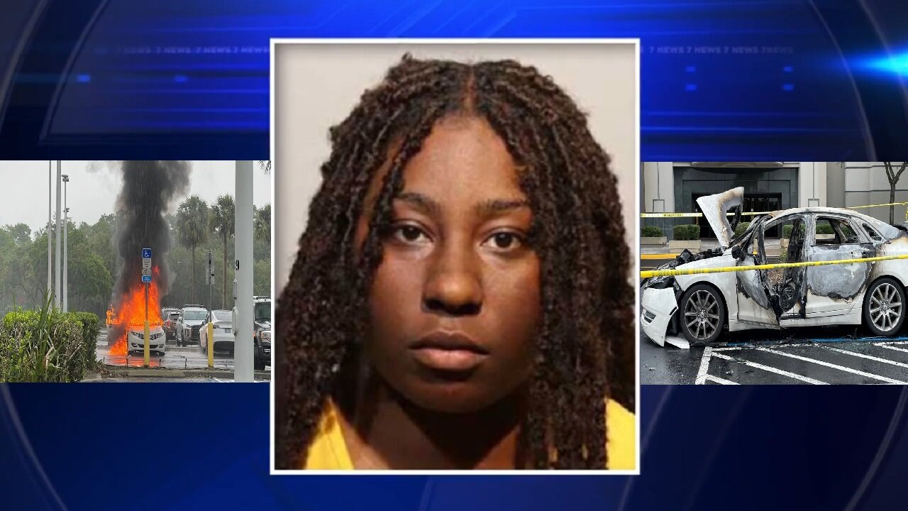 Black Florida Mother Leaves Kids In Burning Car While She Went Inside Of The Mall To Shoplift!