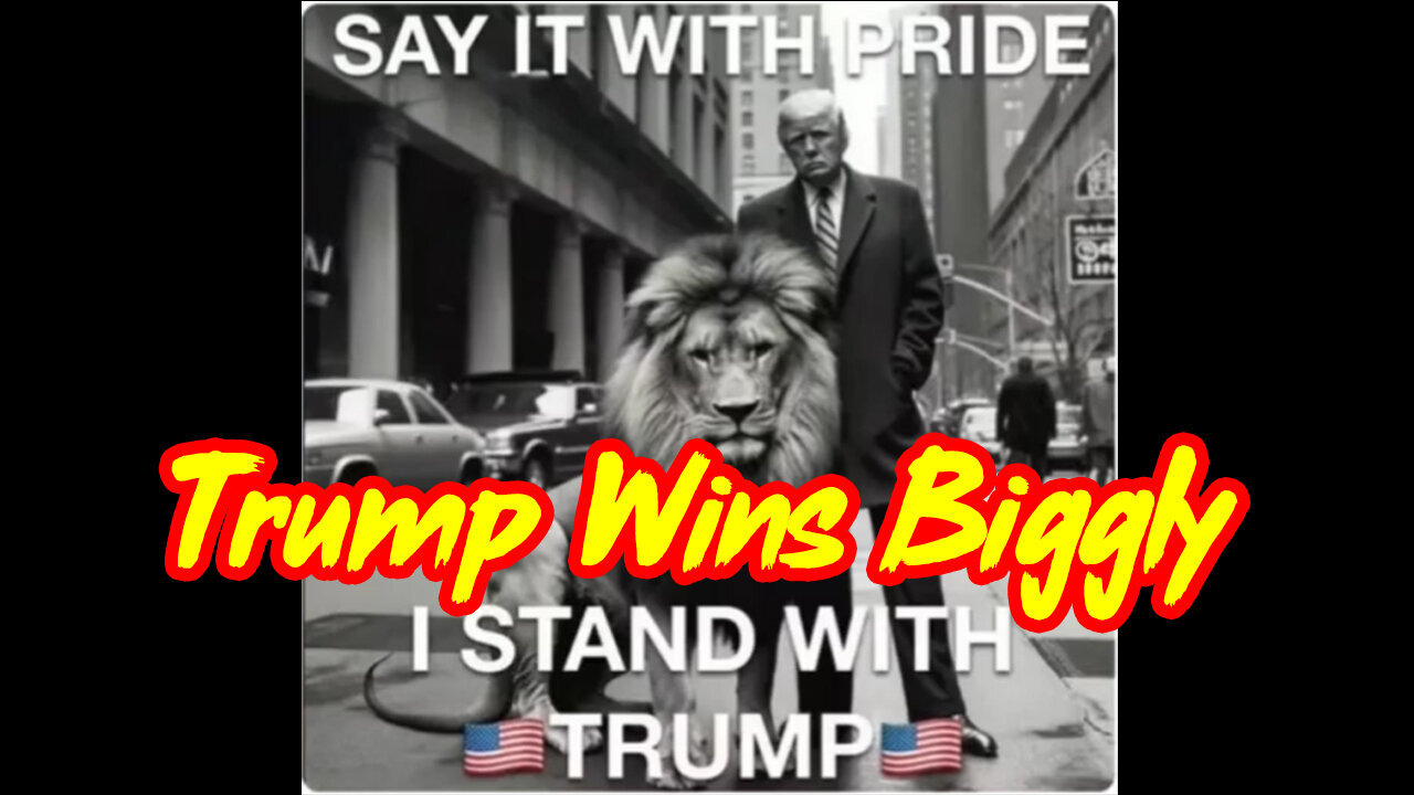 Trump Wins Biggly - We Stand with Trump