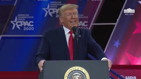 President Trump Speaks at CPAC 2020