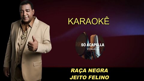 JEITO FELINO - RAÇA NEGRA KARAOKÊ/PLAYBACK
