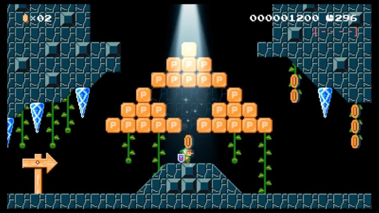 Mario Maker 2 Playing as Link one more time!