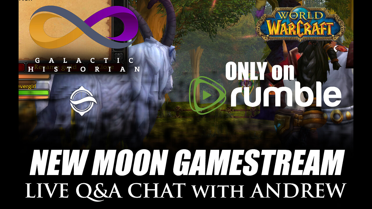 New Moon World of Warcraft Gamestream/Q&A in the chat with Andrew Bartzis! (May 19th, 2023)