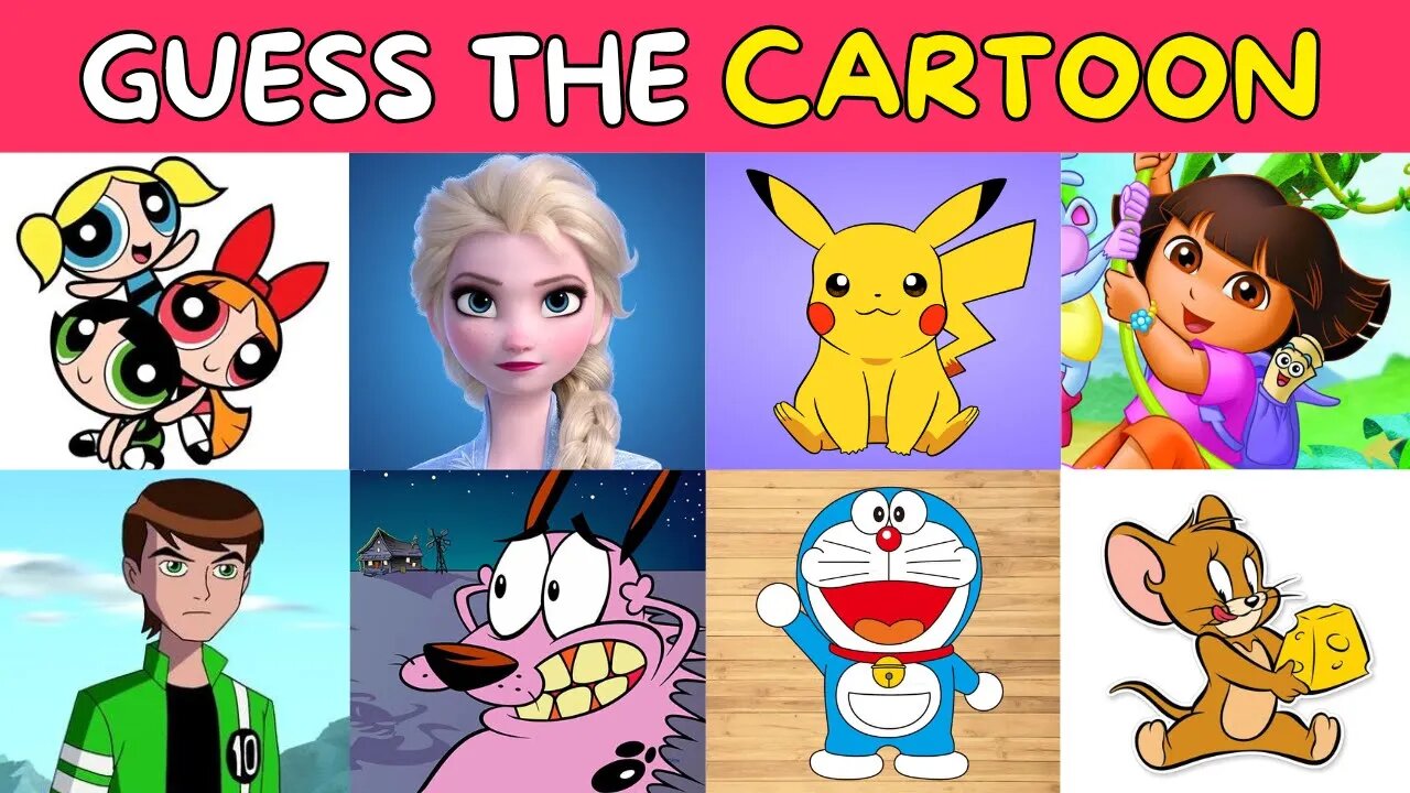 Guess the Cartoon Character | Cartoon Quiz