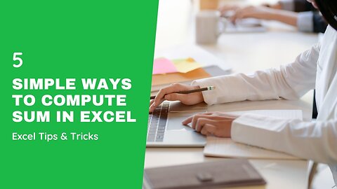 5 Simple Ways To Compute SUM In Excel