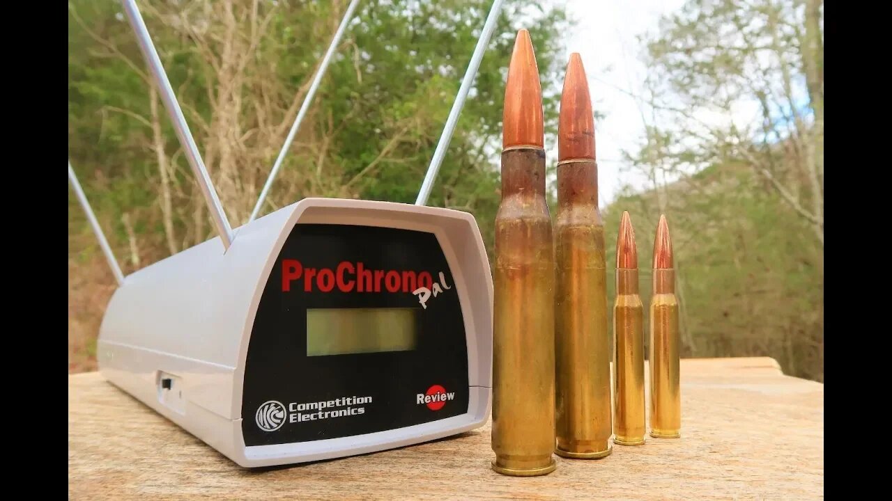 50 BMG vs 30-06 - Chronograph