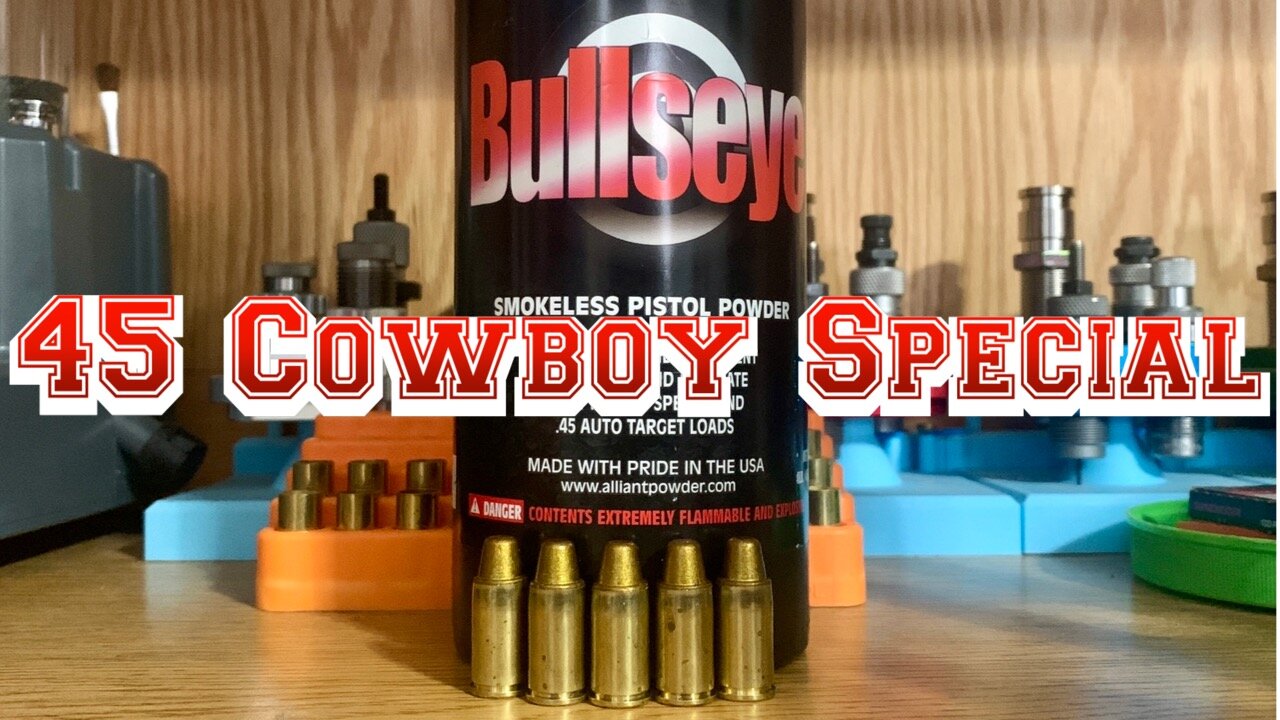 Reloading 45 Cowboy Special with Hoosier 200gr SWC Bullets and Alliant Bullseye