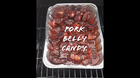 Smoked Pork Belly Candy.