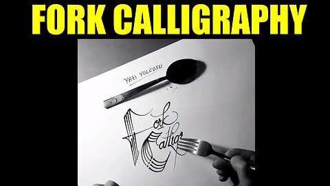 Fork Calligraphy