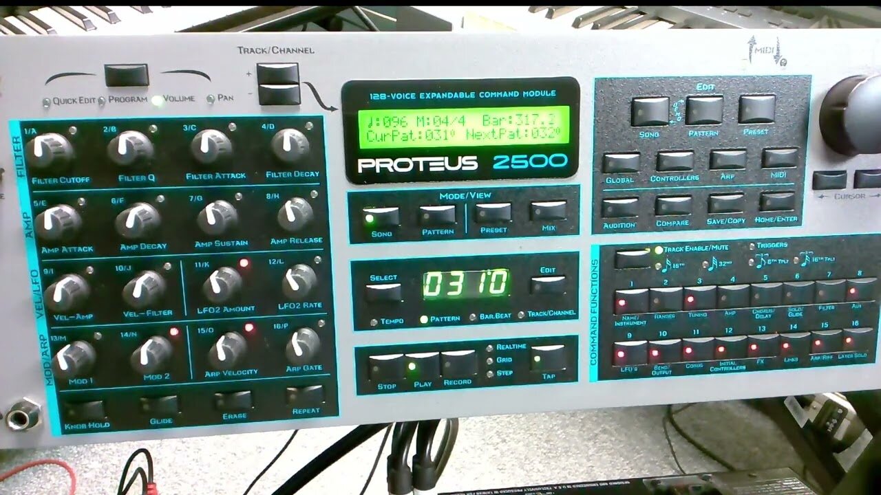 E-MU Proteus 2500 Command Station Demo Patterns