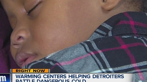 Warming centers helping Detroiters battle dangerous cold