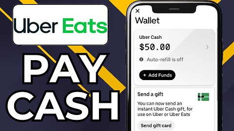 HOW TO PAY UBER EATS WITH CASH