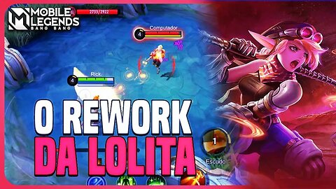 REVAMP DA LOLITA TA SIMPLISMENTE ABSURDO | LOLITA REWORK | MLBB