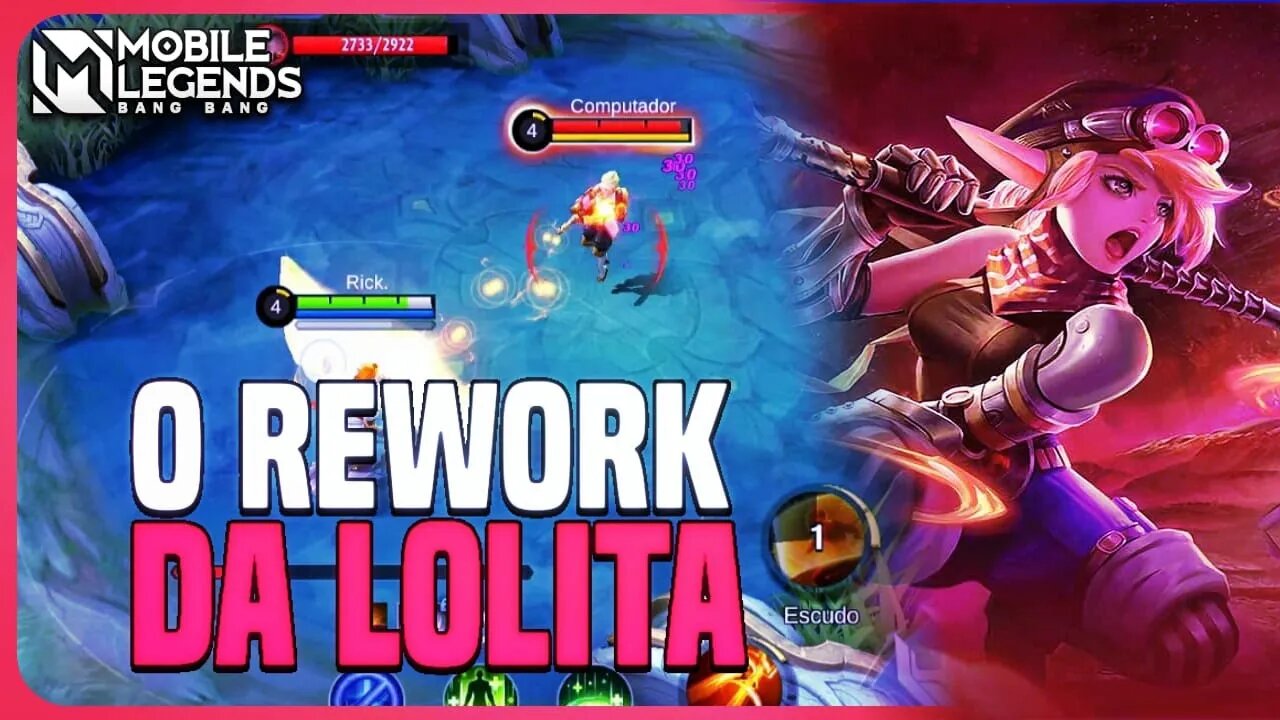REVAMP DA LOLITA TA SIMPLISMENTE ABSURDO | LOLITA REWORK | MLBB