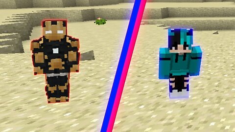 Minecraft Soq Com Armadura do Iron Man