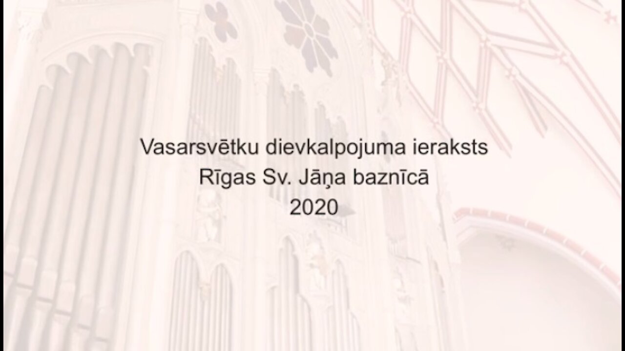 Vasarsvētku dievkalpojums