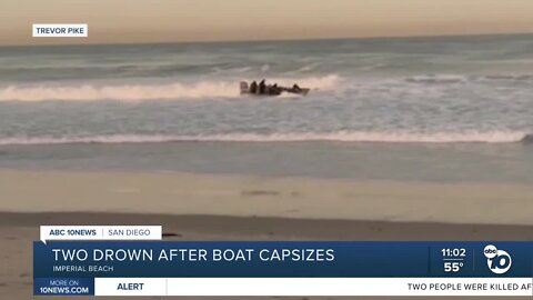 Two drown after boat capsizes in Imperial Beach