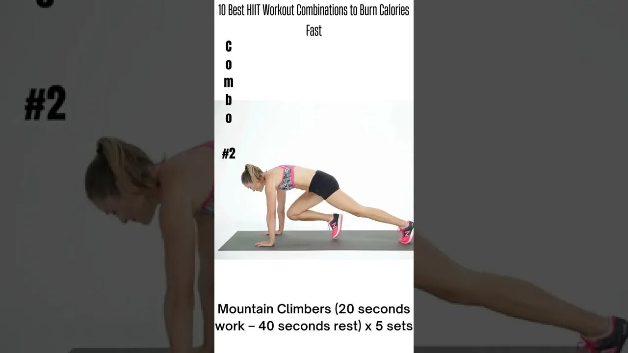 10 Best HIIT Workout Combinations to Burn Calories Fast #shorts