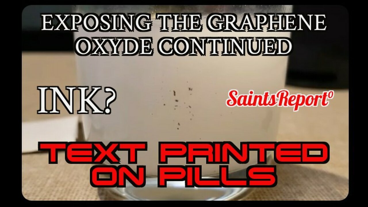 V941. DIY Test Meds 4 Graphene Oxyde