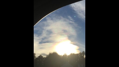 Rainbow clouds