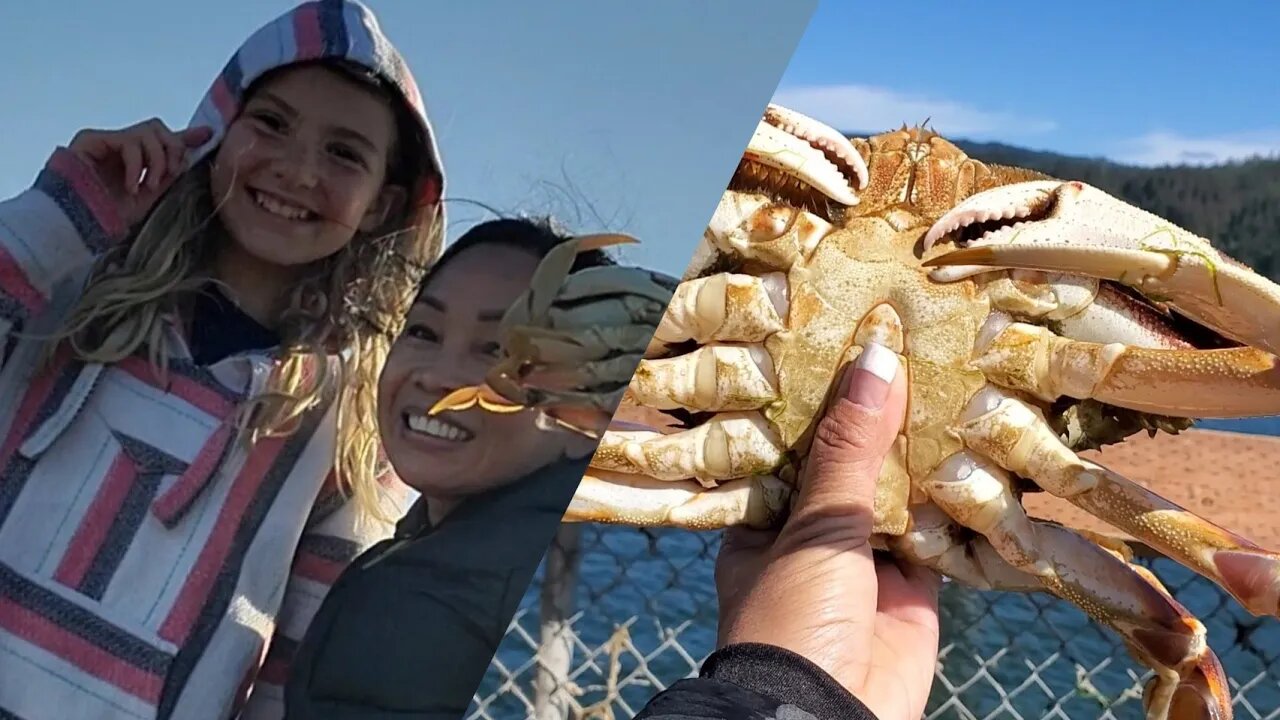 Filipina in USA/ CRABBING OFF THE DOCKS- OREGON COAST🇺🇸 With my new subscribers 😻🥰