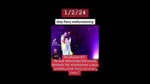 Katy perry mocks God then this happens