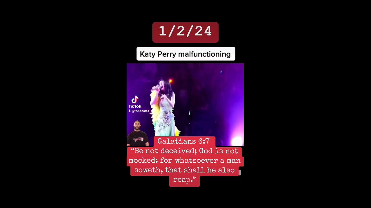 Katy perry mocks God then this happens