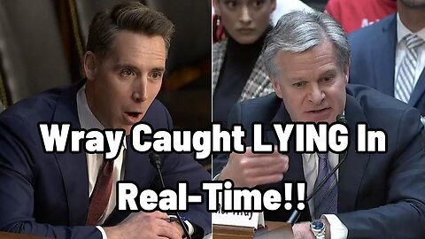 FBI Director Left Stuttering When Sen. Hawley Catches Him LYING About "Church Arrests Memo"!