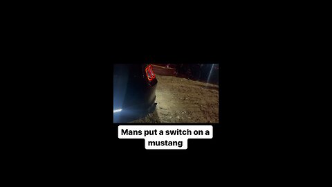 Switch on the stang is insane