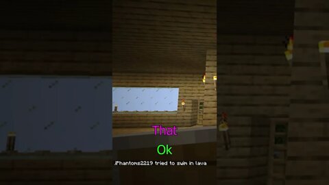 "If I drink a water breathing potion" | WeSuckAtMinecraft #shorts