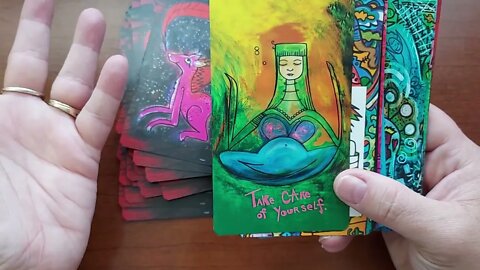 Flipthrough of Manifesting Your Greatness Oracle Cards by Amy E. Chase