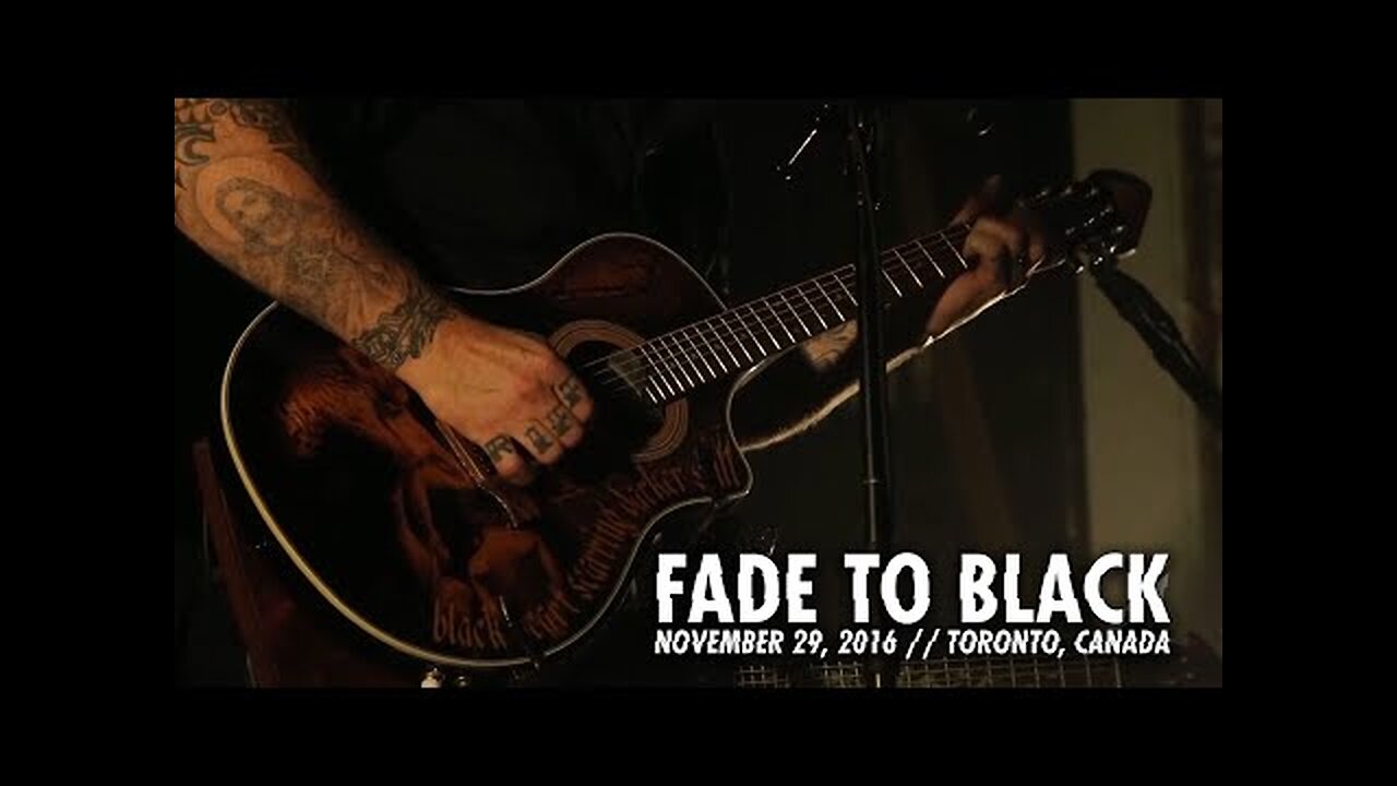 Metallica: Fade to Black (Toronto, Canada - November 29, 2016)