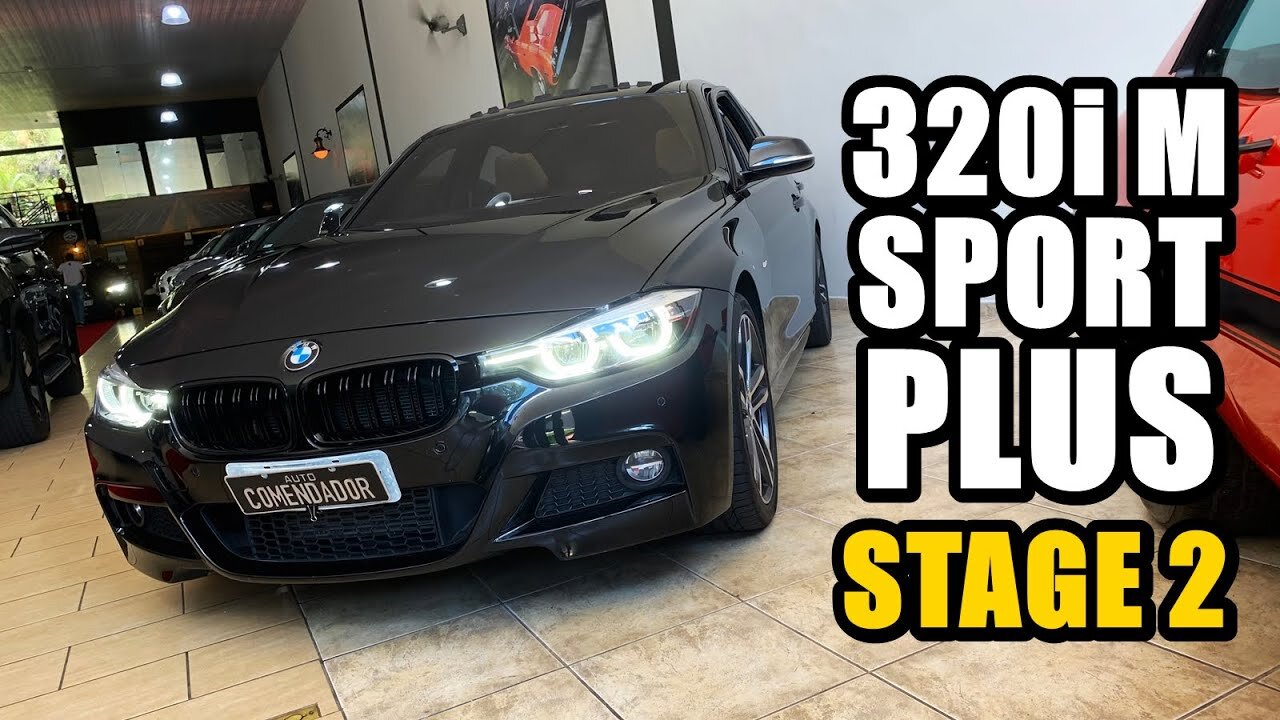 BMW 320i M Sport Plus 2018 | KIT M DE SÉRIE E MUITO CONFORTO!