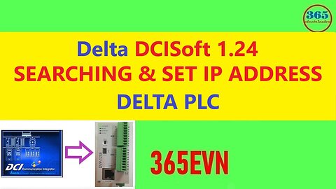 0065 - Use Delta DCISoft searching and set ip address delta plc