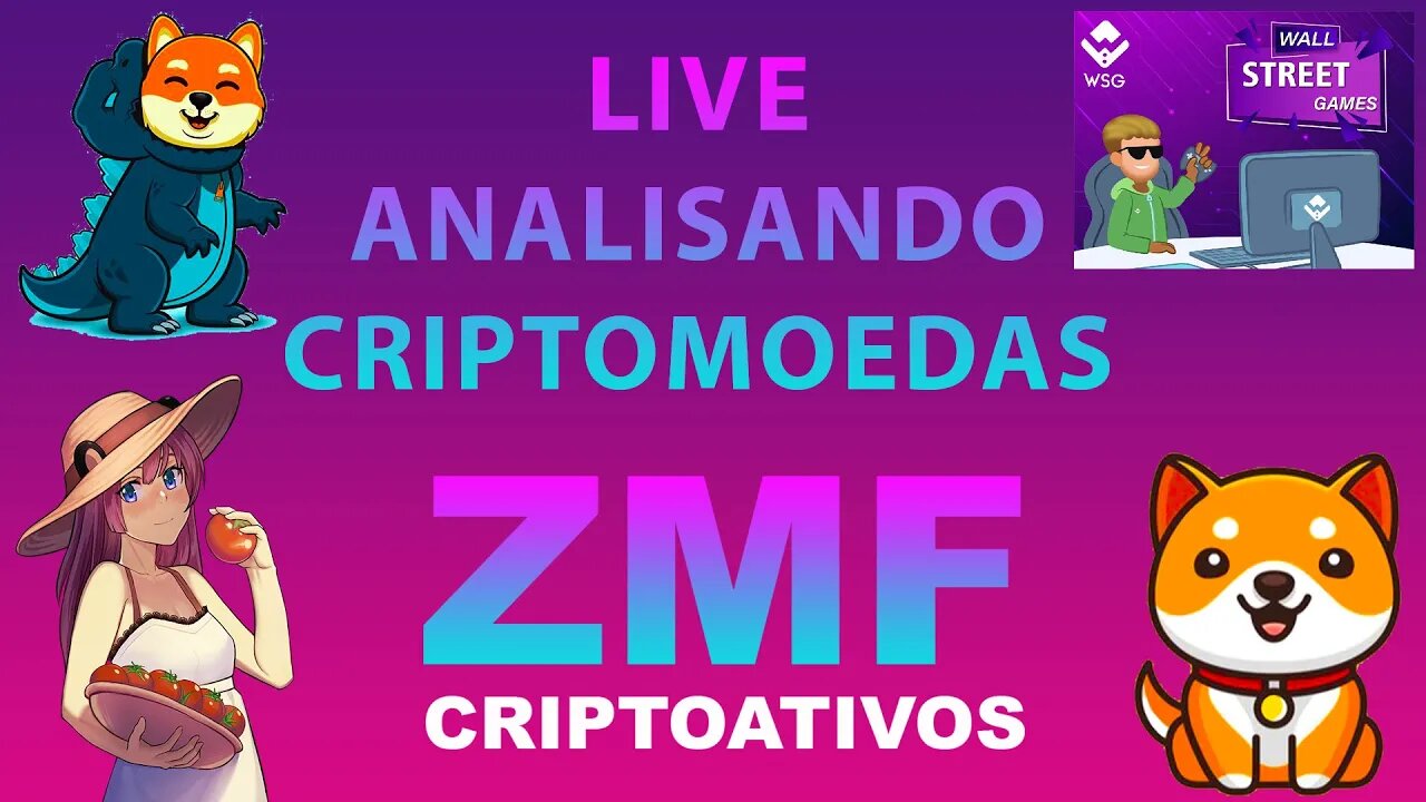 LIVE ANALISANDO CRIPTOMOEDAS