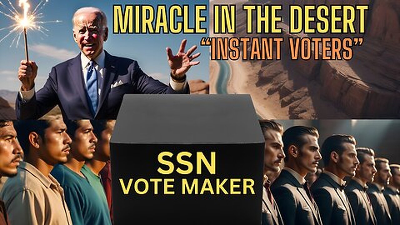 Jovan - INSTANT VOTERS Biden's Miracle in the Desert - Illegal Alien Motor Voter Rolls