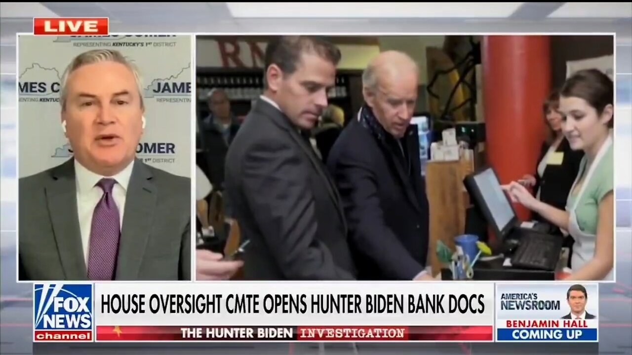 Rep Comer: What Were the Biden's Doing To Receive Massive Amounts Of Money From China?