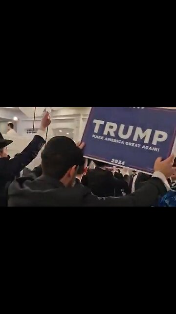 Jews dancing for their puppet Trump