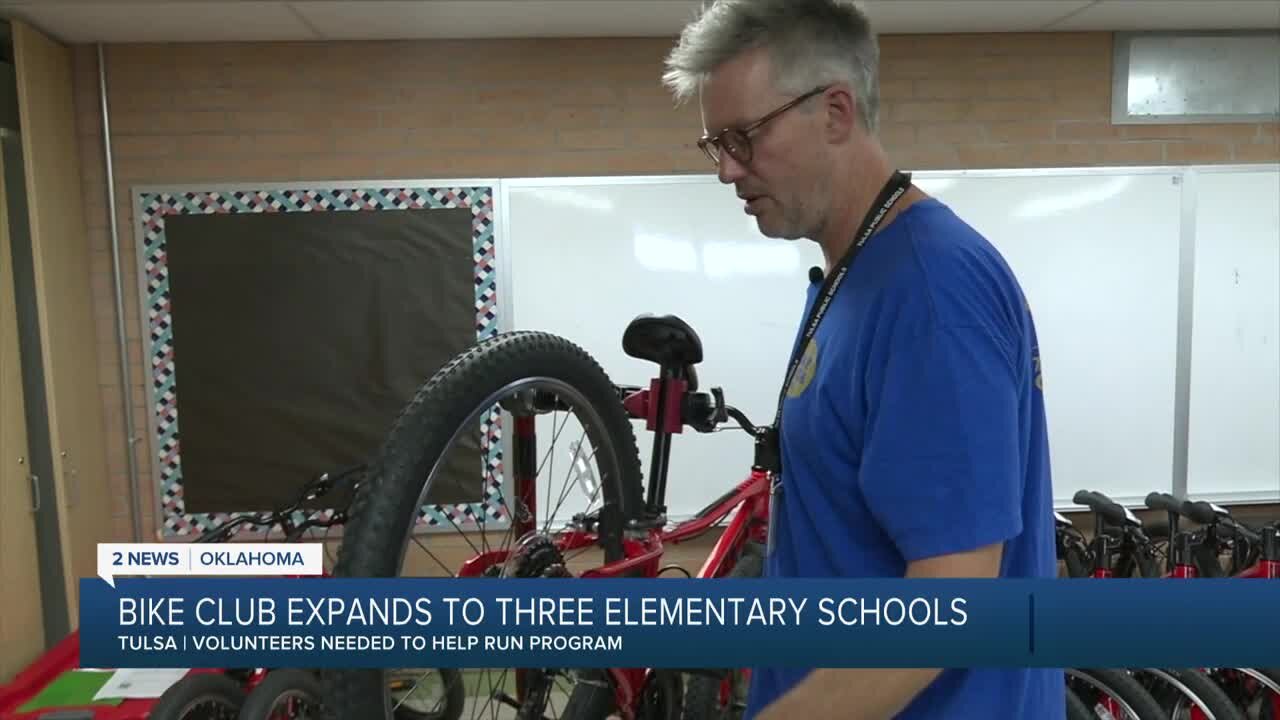 Bike Club expands to three Tulsa elementary schools, volunteers needed