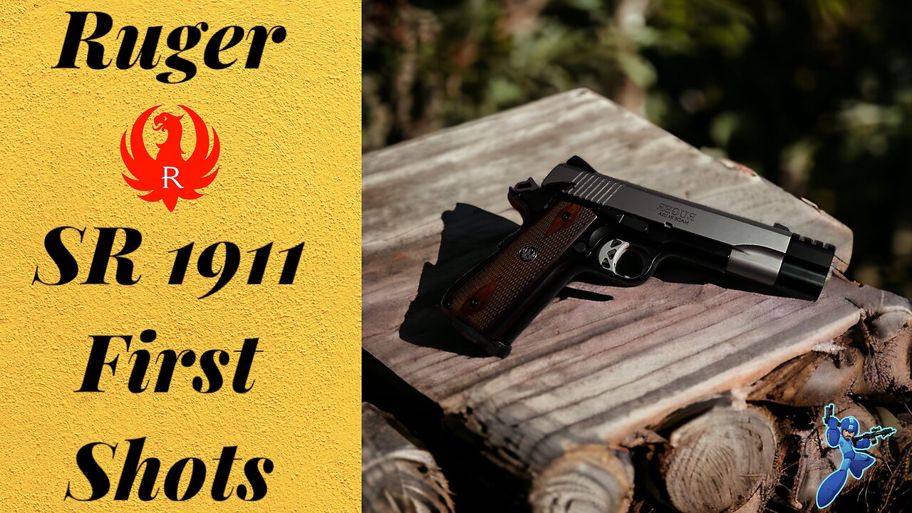 Ruger SR 1911 Lightweight Commander FIRST SHOTS