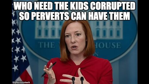 Jen Psaki Breaks Down In Tears Because FL Bill Prohibits Teachers From Grooming Children