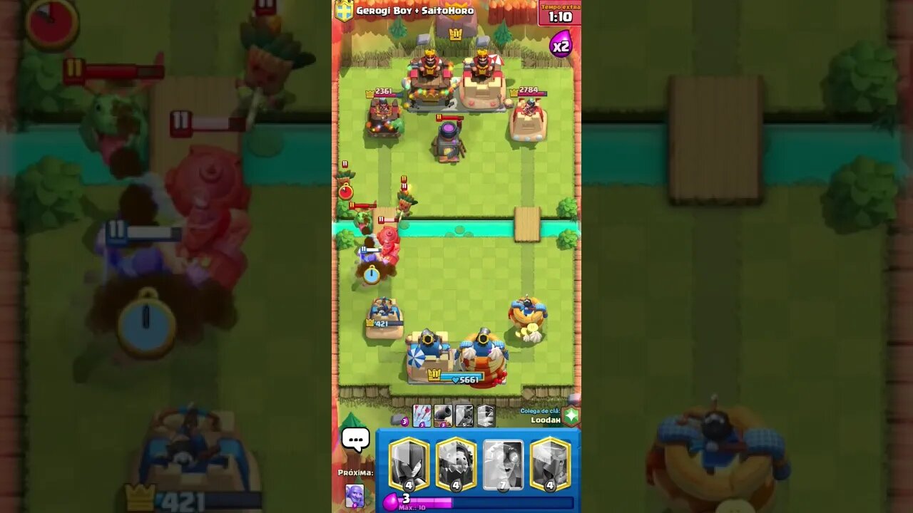 CLASH ROYALE SHORTS #14 - SÓ TEM PARTIDA TOP