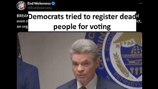 PA democrat charged with registering dead people to vote