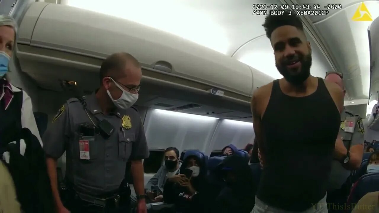 OKC Police Release Body Camera Video Of Unruly Passenger Taken Off Airplane