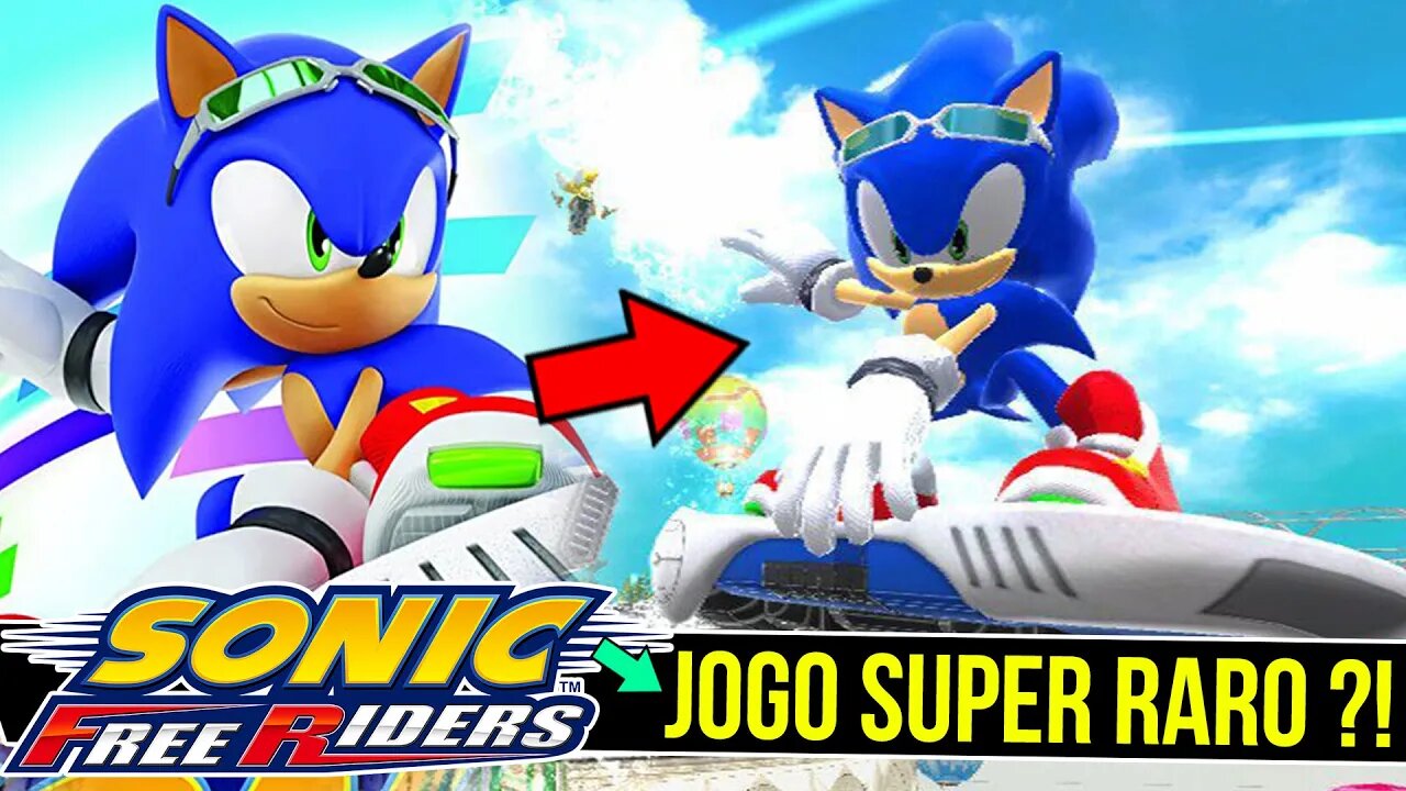 Sonic Free Riders - Jogo mais RARO do Sonic ?! #shorts