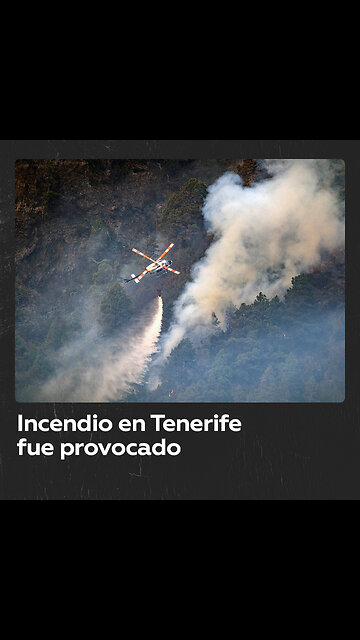 Investigaciones apuntan a que el incendio de Tenerife fue intencionado