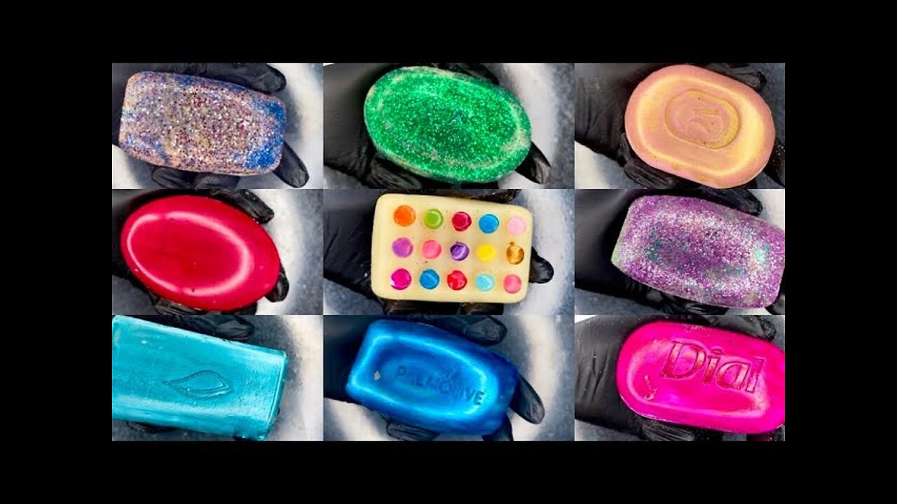 100 SOAP 🧼CUTTING ASMR 💅