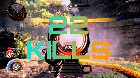 Titanfall 2 Gameplay | Crash Site Action | 22 Kills | 5 Titan Kills | 192 Points