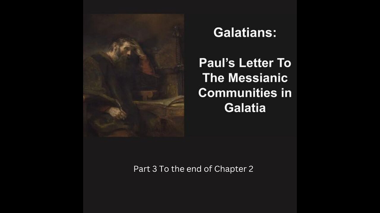 Part 3 of Galatians Chapter 2