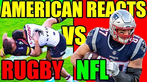 AMERICAN REACTS TO RUGBY vs NFL HYPE (which is better?)