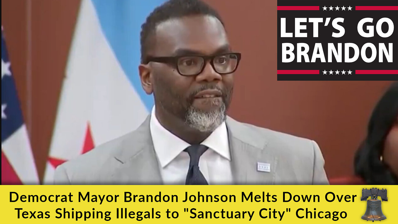 Democrat Mayor Brandon Johnson Melts Down Over Texas Shipping Illegals to "Sanctuary City" Chicago